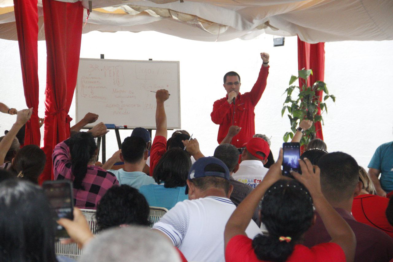 Arreaza insta a la reunificación del PSUV en Barinas para garantizar la continuidad de la Revolución Bolivariana